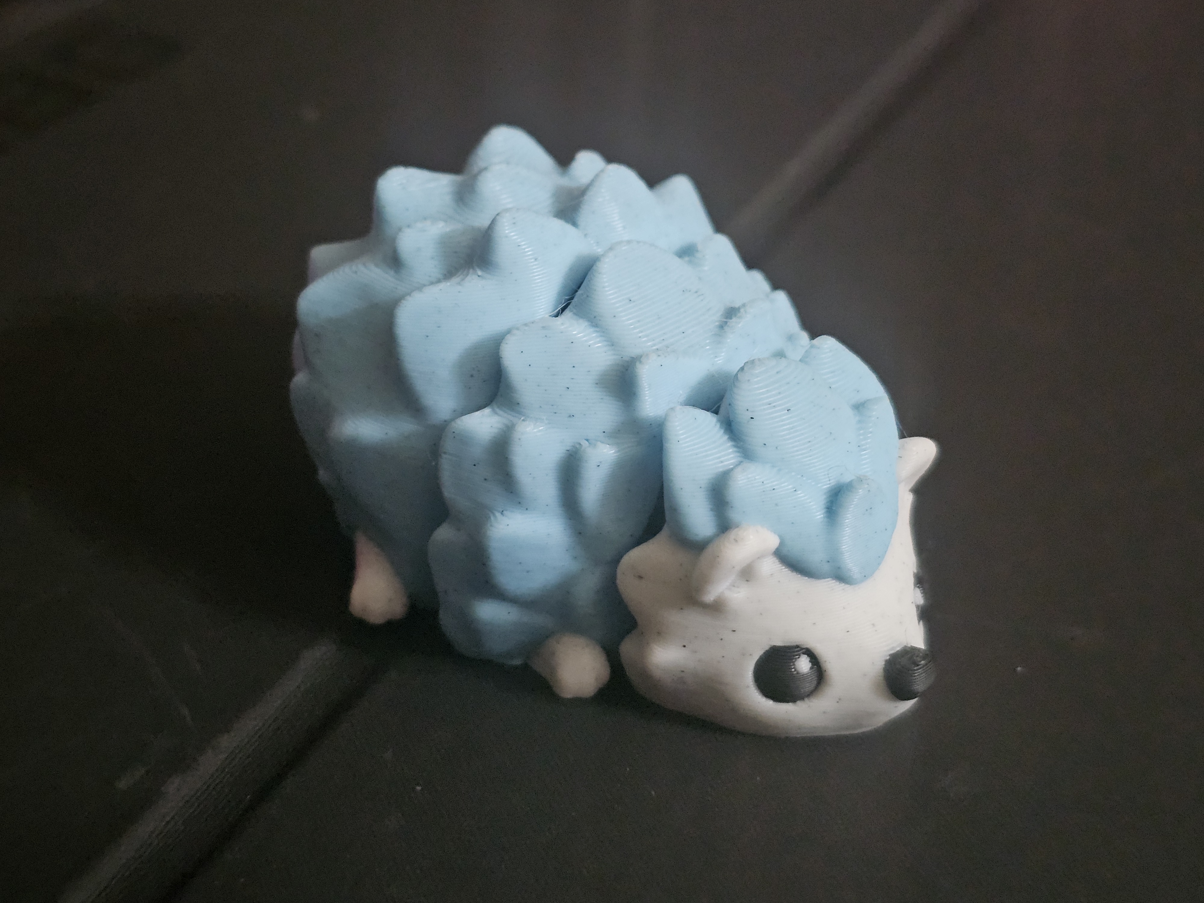 Blue/ white Hedgehog