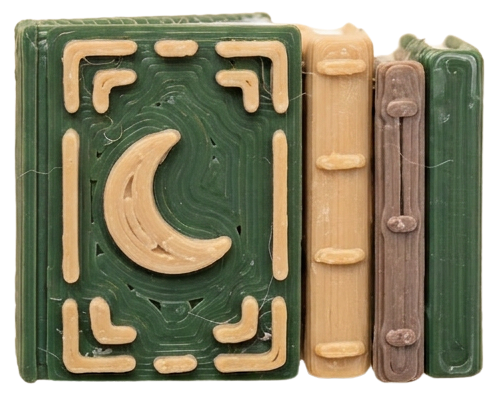 Books Lunar Green And Brown