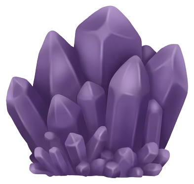 Crystal Dark Purple