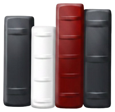 Books Sprkl Grey White Red
