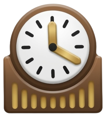 clock brown