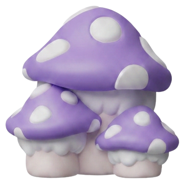 mushrooms purple