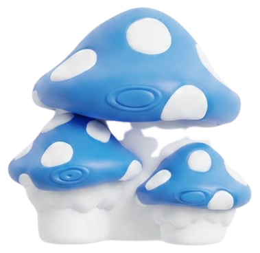 mushrooms blue