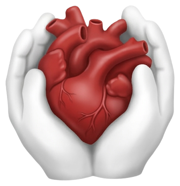 hands holding heart